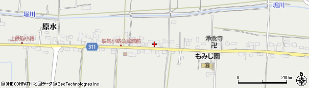 熊本県菊池郡菊陽町原水5079周辺の地図