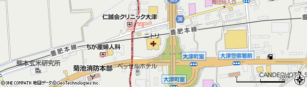 熊本セントラル病院 訪問看護ステーション周辺の地図
