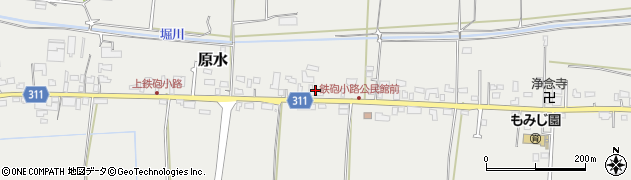 熊本県菊池郡菊陽町原水6070周辺の地図