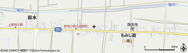 熊本県菊池郡菊陽町原水5078周辺の地図