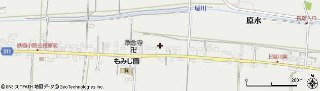 熊本県菊池郡菊陽町原水5103周辺の地図