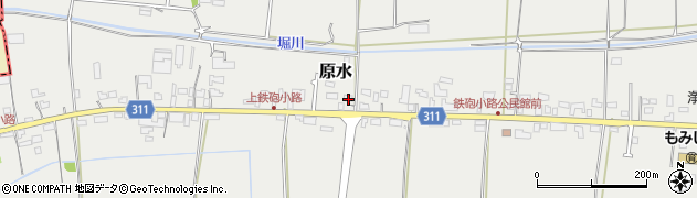 熊本県菊池郡菊陽町原水6058周辺の地図