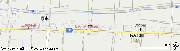 熊本県菊池郡菊陽町原水6079周辺の地図