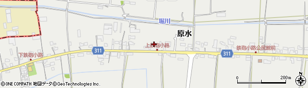 熊本県菊池郡菊陽町原水6047周辺の地図