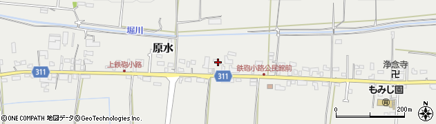 熊本県菊池郡菊陽町原水6066周辺の地図