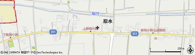 熊本県菊池郡菊陽町原水6051周辺の地図
