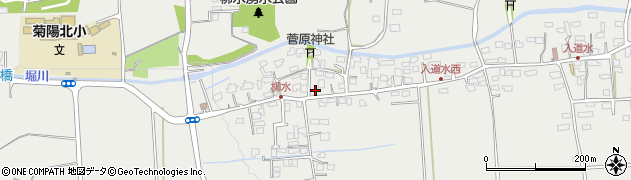 熊本県菊池郡菊陽町原水2596周辺の地図