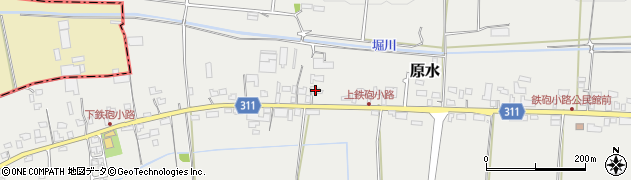 熊本県菊池郡菊陽町原水6042周辺の地図