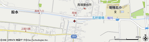 熊本県菊池郡菊陽町原水2311周辺の地図