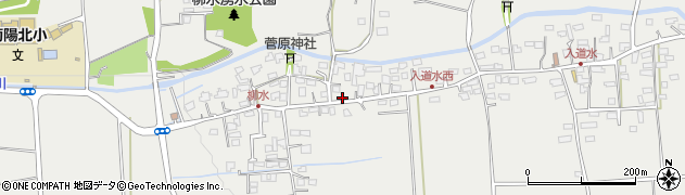 熊本県菊池郡菊陽町原水2583周辺の地図
