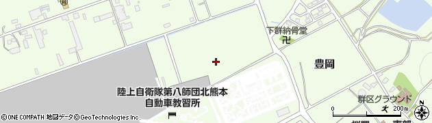 陸上自衛隊第８師団北熊本自動車教習所周辺の地図