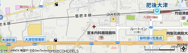 熊本県菊池郡大津町室606周辺の地図