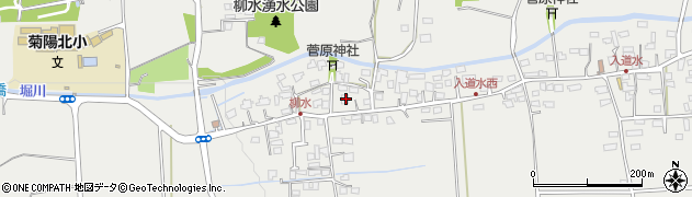 熊本県菊池郡菊陽町原水2593周辺の地図