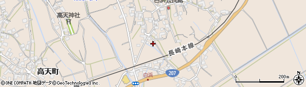 長崎県諫早市白浜町251周辺の地図
