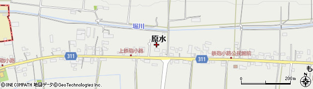 熊本県菊池郡菊陽町原水6056周辺の地図