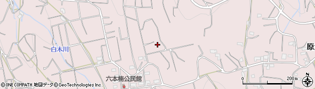 熊本県玉東町（玉名郡）原倉周辺の地図