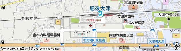 肥後銀行大津支店周辺の地図