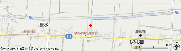 熊本県菊池郡菊陽町原水6081周辺の地図