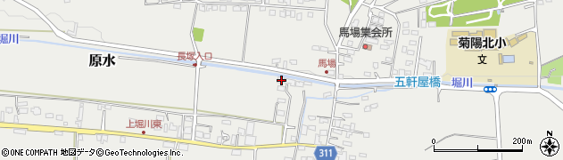 熊本県菊池郡菊陽町原水4997周辺の地図