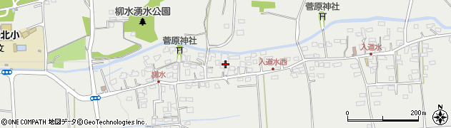 熊本県菊池郡菊陽町原水2576周辺の地図