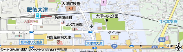 九州電力株式会社　大津寮周辺の地図