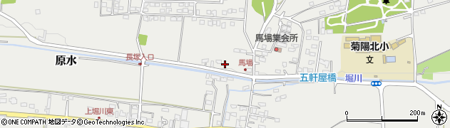 熊本県菊池郡菊陽町原水4993周辺の地図