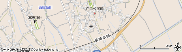長崎県諫早市白浜町245周辺の地図