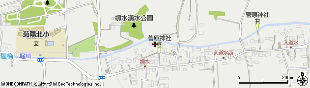 熊本県菊池郡菊陽町原水2566周辺の地図