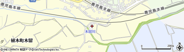 熊本県熊本市北区植木町木留415周辺の地図
