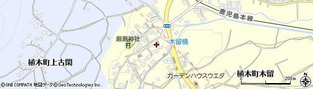 熊本県熊本市北区植木町木留1806周辺の地図