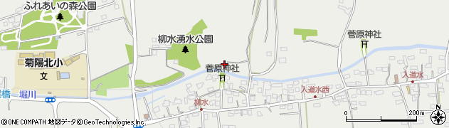 熊本県菊池郡菊陽町原水4307周辺の地図