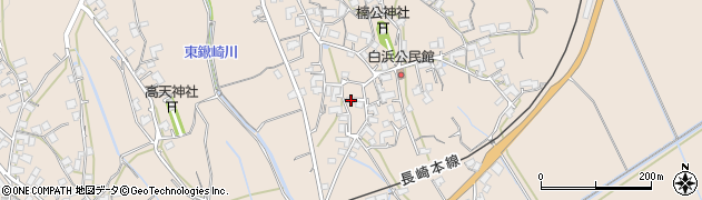 長崎県諫早市白浜町225周辺の地図