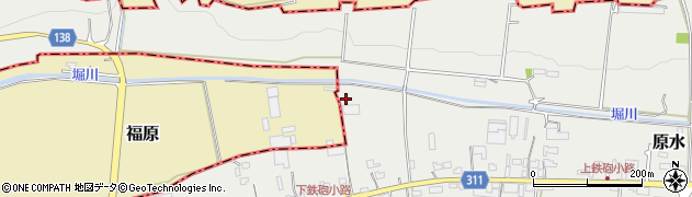 熊本県菊池郡菊陽町原水6015周辺の地図