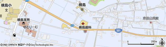 ドラッグストアコスモス横島店周辺の地図