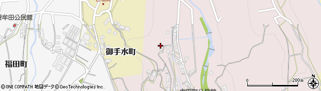長崎県諫早市中田町790周辺の地図
