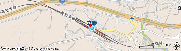 立野駅周辺の地図