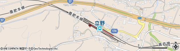立野駅周辺の地図