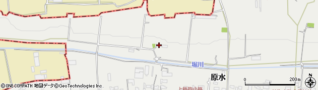 熊本県菊池郡菊陽町原水6105周辺の地図