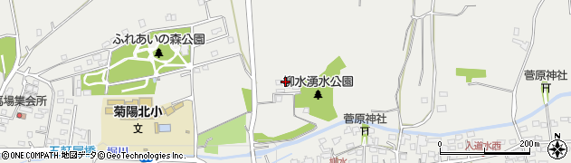 熊本県菊池郡菊陽町原水4321周辺の地図