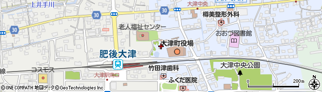 大津町役場　環境保全課周辺の地図