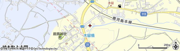 熊本県熊本市北区植木町木留37周辺の地図