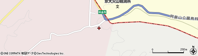 熊本県南阿蘇村（阿蘇郡）中松（古坊中）周辺の地図