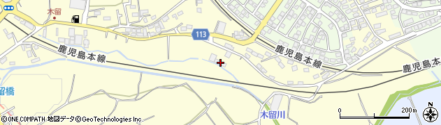 熊本県熊本市北区植木町木留85周辺の地図
