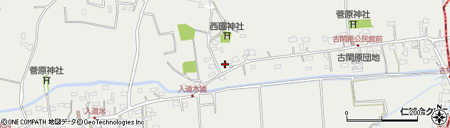 熊本県菊池郡菊陽町原水3565周辺の地図