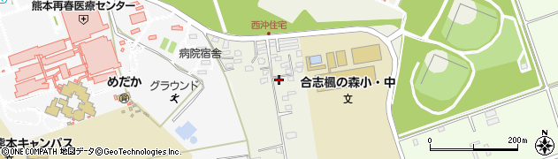 熊本県合志市栄3794周辺の地図