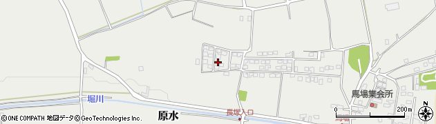 熊本県菊池郡菊陽町原水4958周辺の地図