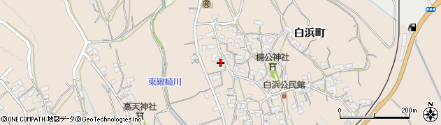 長崎県諫早市白浜町200周辺の地図