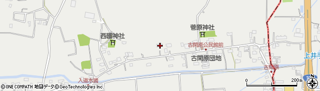 熊本県菊池郡菊陽町原水3553周辺の地図