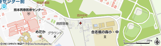 熊本県合志市栄3793周辺の地図