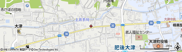 熊本県菊池郡大津町室43周辺の地図